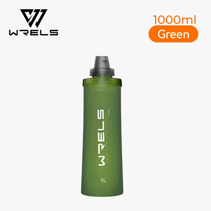 Botella Deportiva Plegable VERTIKALRUN 600–1000 ml con Pajita