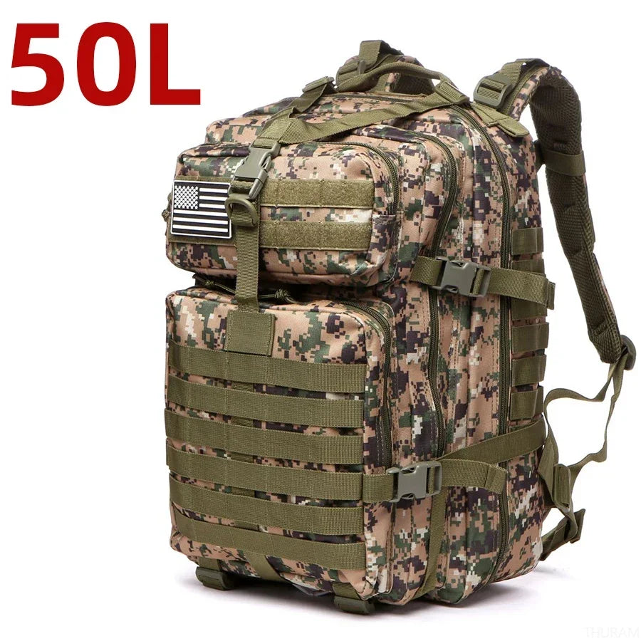 Mochila Impermeable Nailon 1000D 25L/50L – VERTIKAL RUN