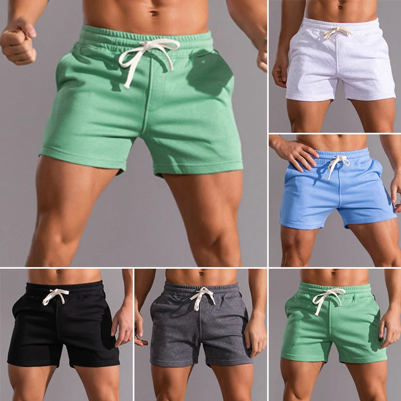 VERTIKAL RUN | Pantalón Corto Deportivo de Algodón para Hombre | Running y Gym