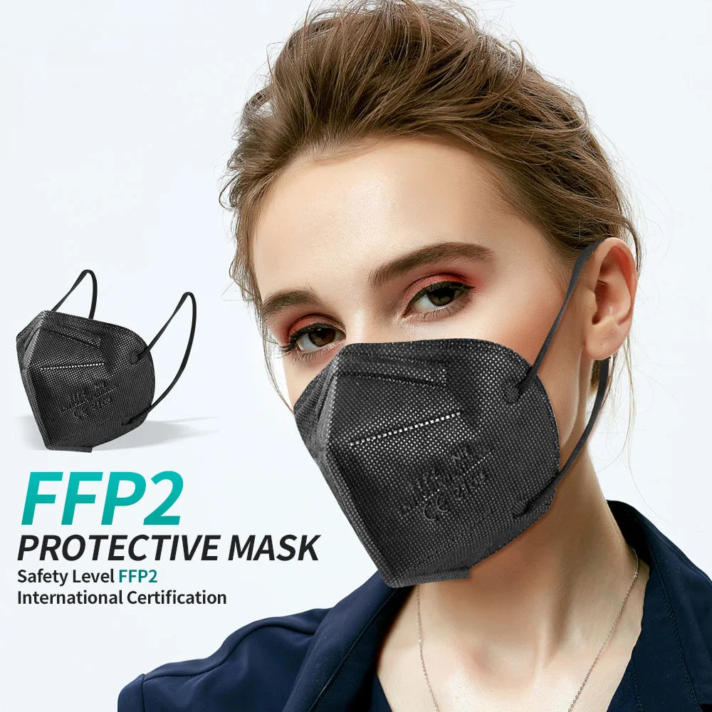 Mascarillas KN95 FFP2 Homologadas CE | 5 Capas | Pack 10 a 200 uds | VERTIKAL RUN